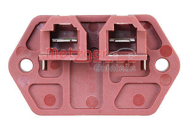 Resistência ventilador do motor METZGER ref. 0917358